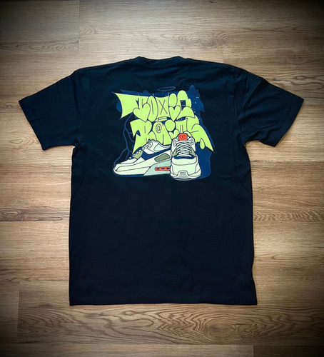 Short Sleeve "Runners" T-Shirt (Black)