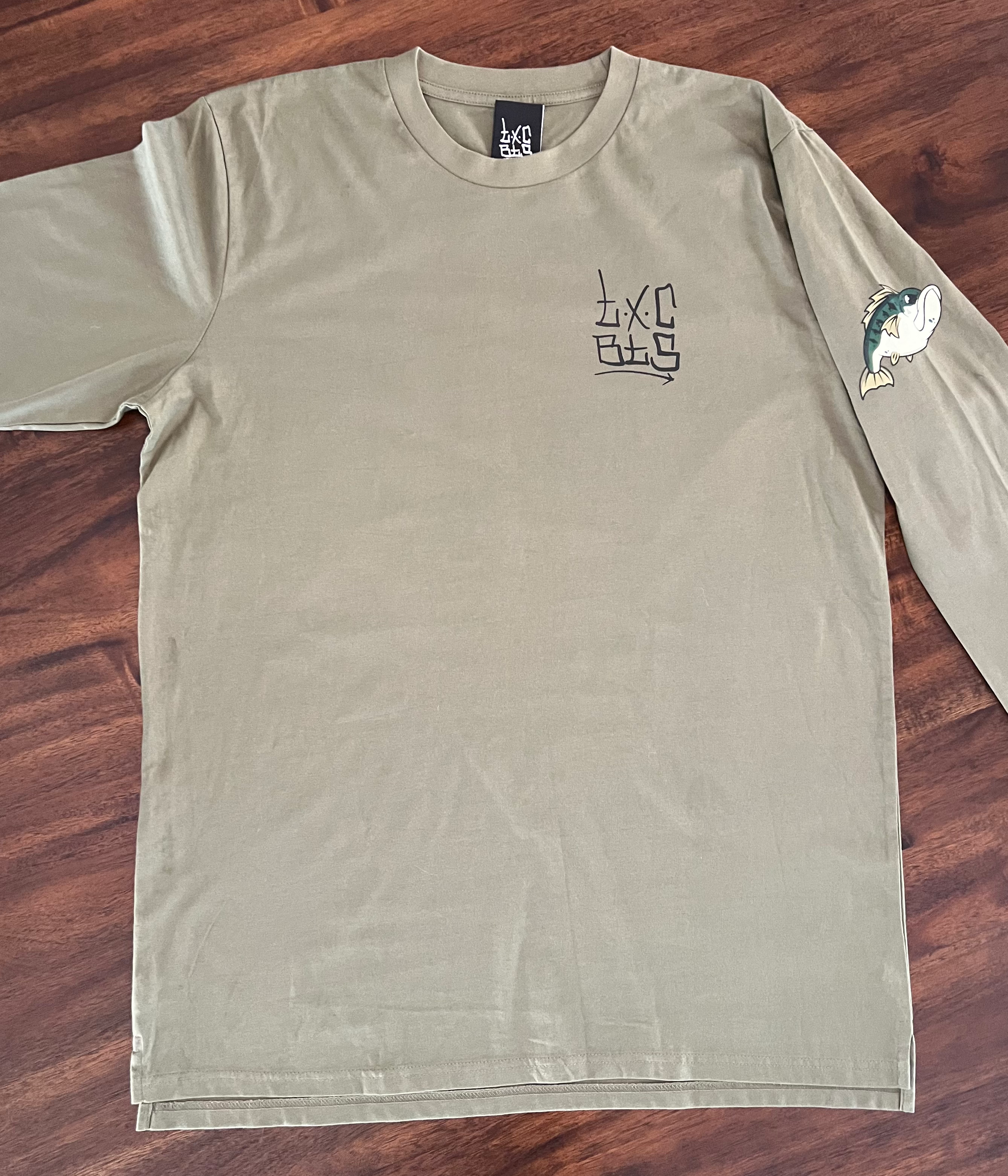 Long Sleeve "Gilly" T-Shirt (Olive Green)