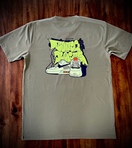 Short Sleeve "Runners" T-Shirt (Olive)