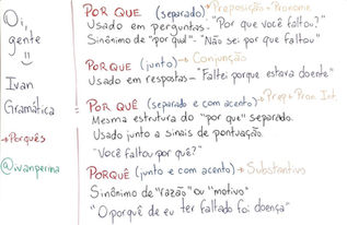 Por que - Porque - Por quê - Porquê?