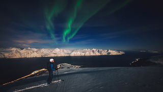 Ski under the Northern Lights