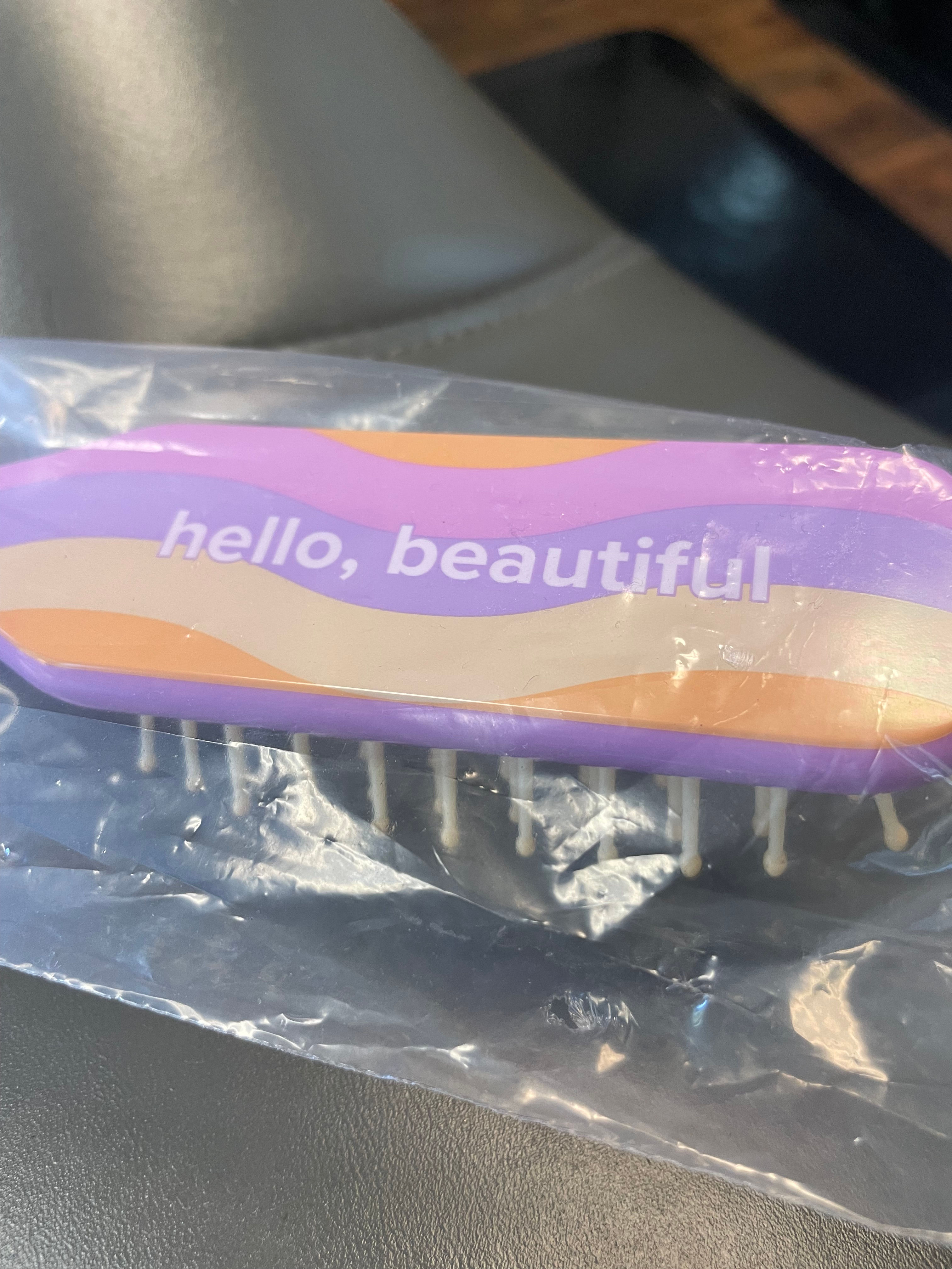 Hello Beautiful Hair Brush