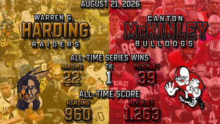 Week 1- Warren G. Harding (0-0) @ Canton McKinley (0-0)