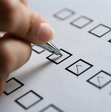 Filling Checklist Form