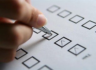 Filling Checklist Form