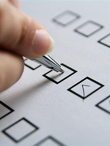 Filling Checklist Form