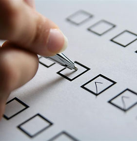 Filling Checklist Form