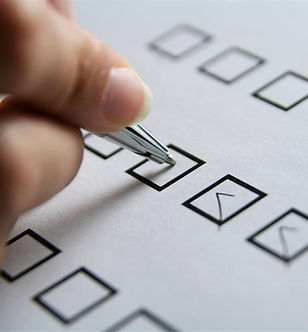 Filling Checklist Form