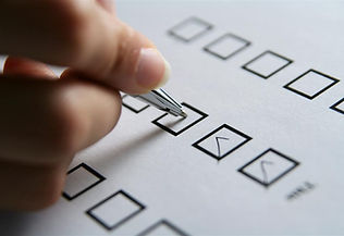 Filling Checklist Form