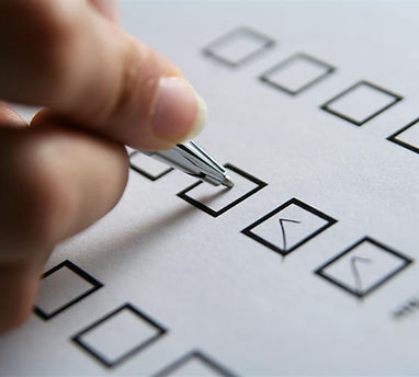 Filling Checklist Form