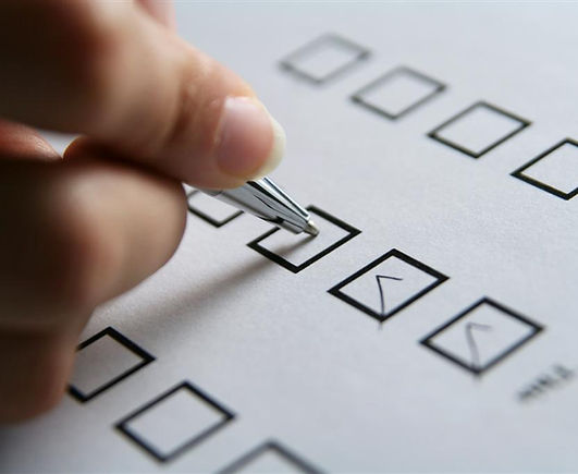 Filling Checklist Form