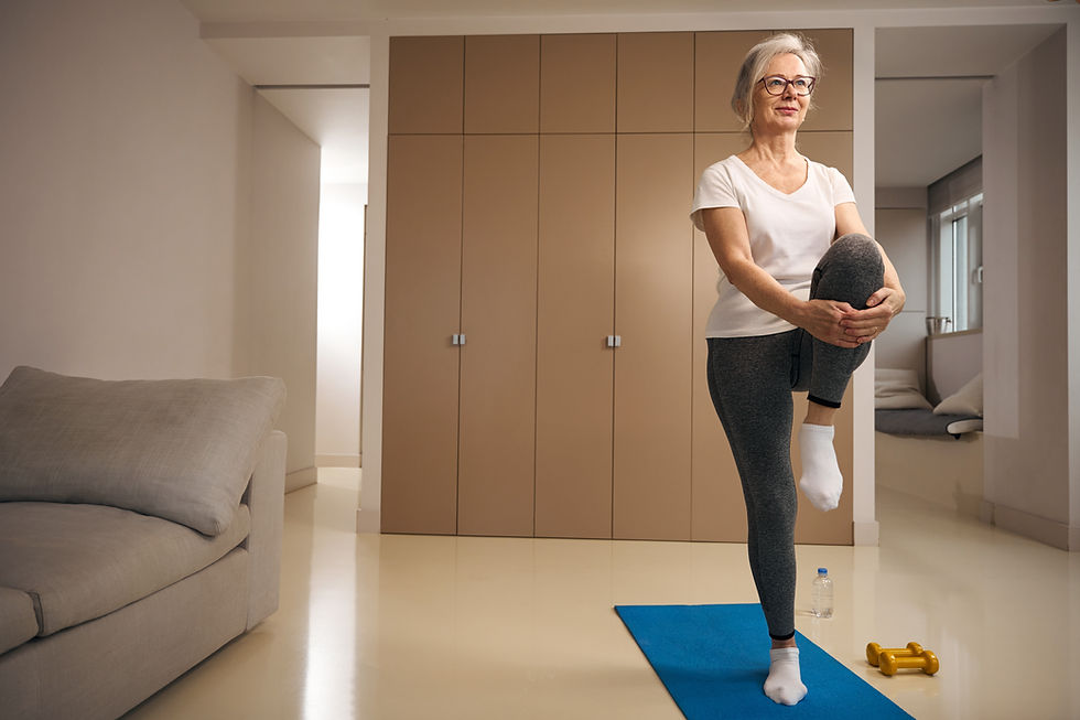 Cardio and strength training boost health as you age. But don't forget balance exercises to reduce your chance of falls.