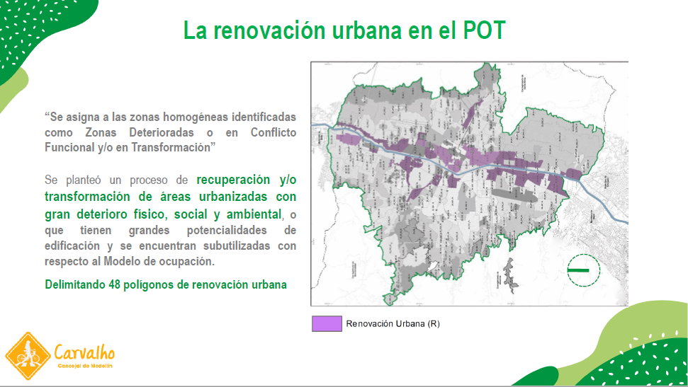 renovacion urbana y pot medellin