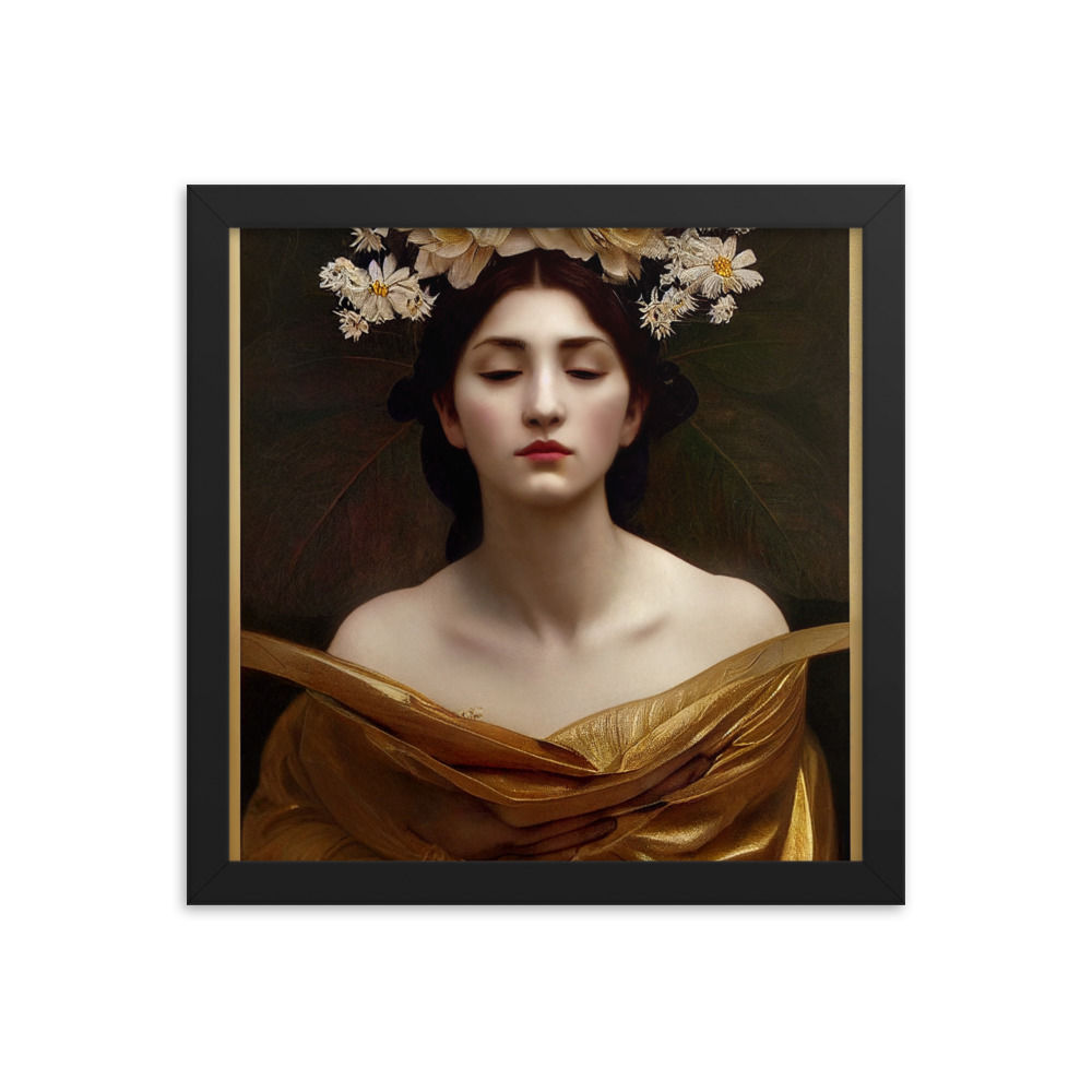 Flora - Framed Print 12x12"