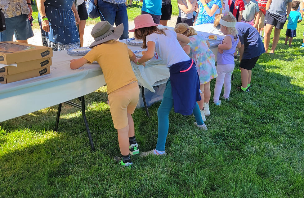 Kids eating contest