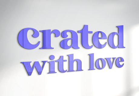 New logo for Crated with Love rebrand