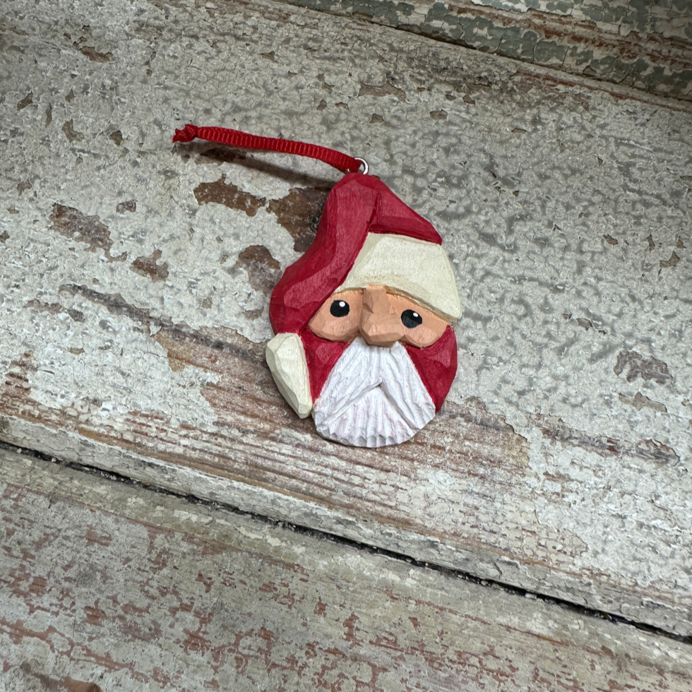Carve a Santa Ornament