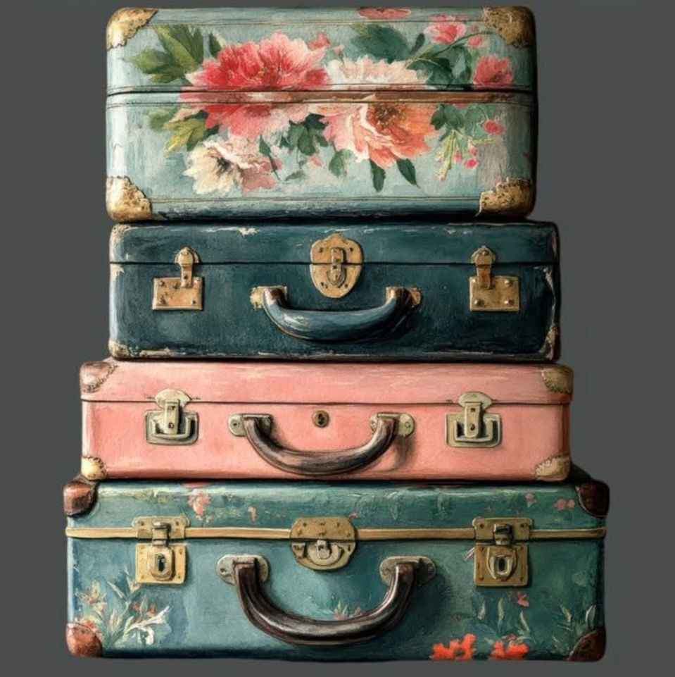 VINTAGE SUITCASE MAKEOVER