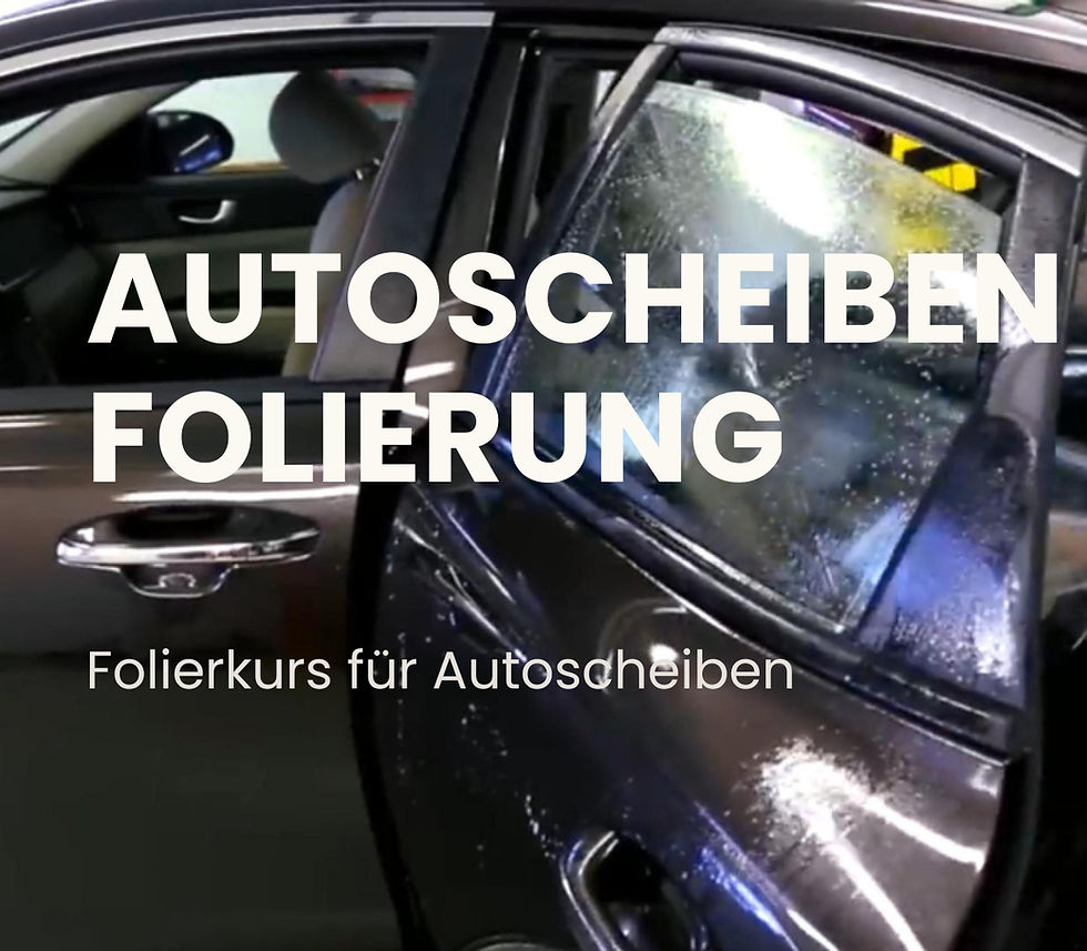 Autoscheibentönung: Online-Kurse für Profis