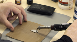 leder reparatur traning