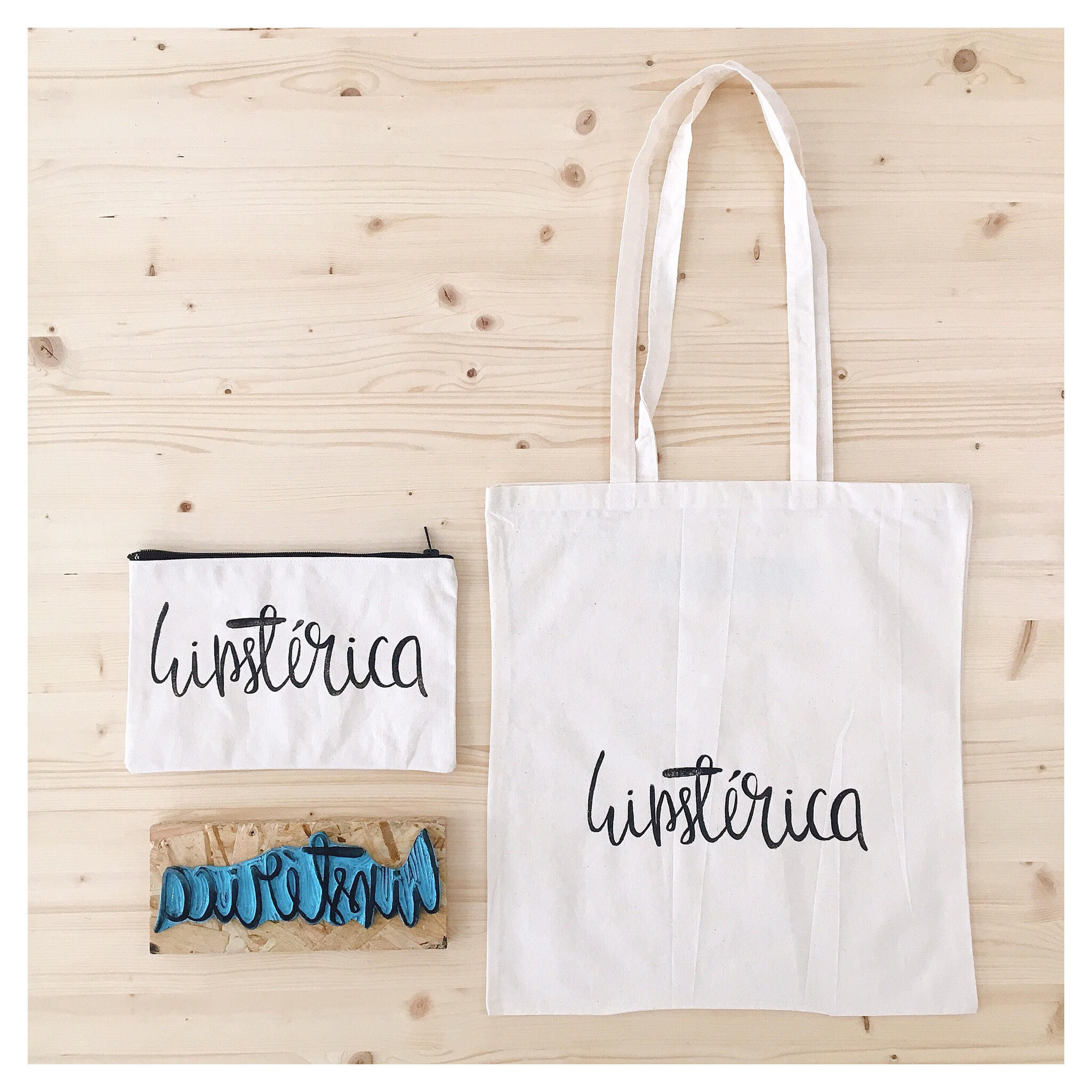 Tote bag + neceser /// Hipstérica