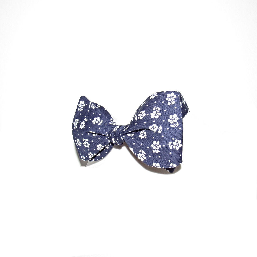 Thumbnail: Navy & White Floral Bowtie