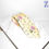 Miniature : Double Floral w/ Yellow Custom Fabric Necktie