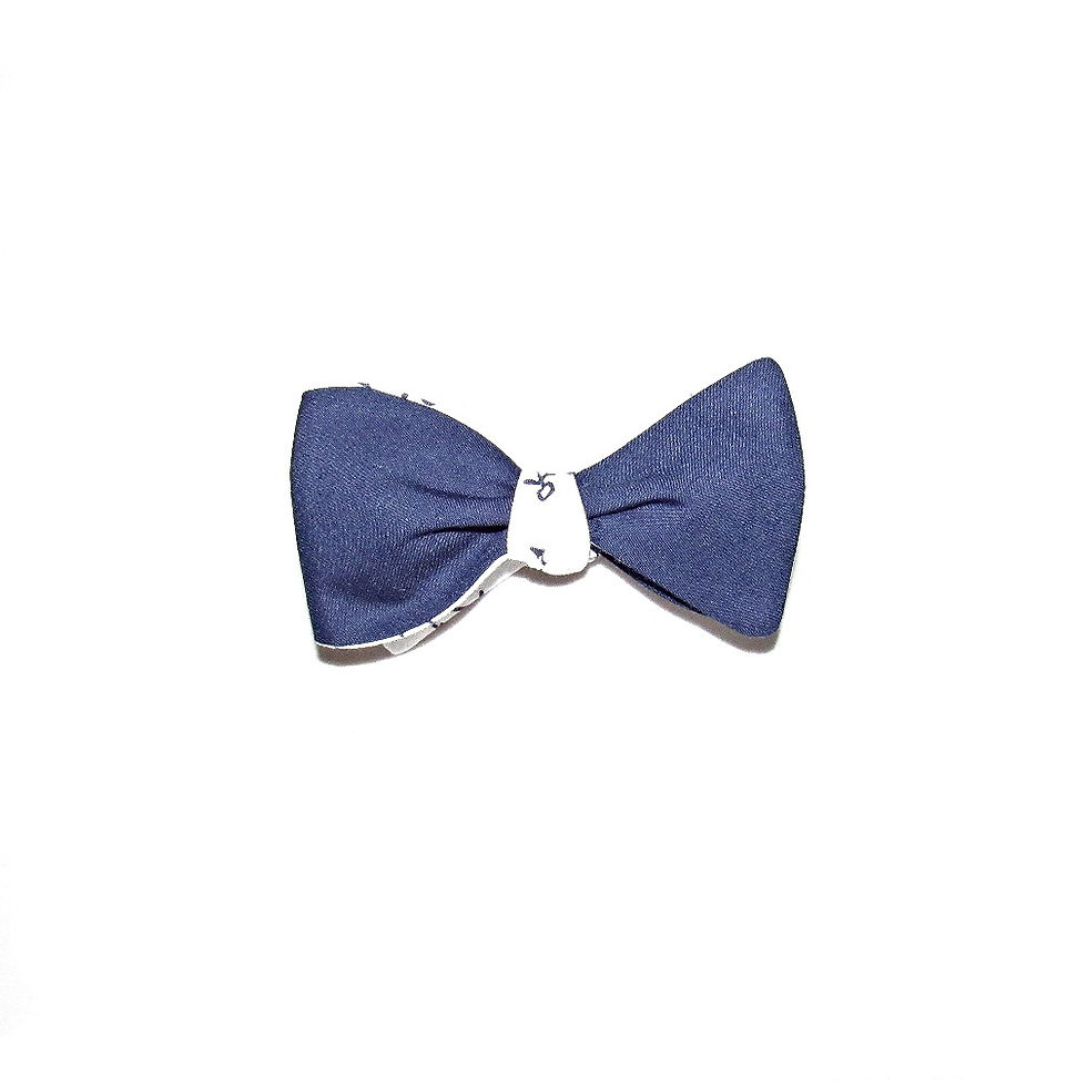 Miniature : Anchor Navy & White Bowtie