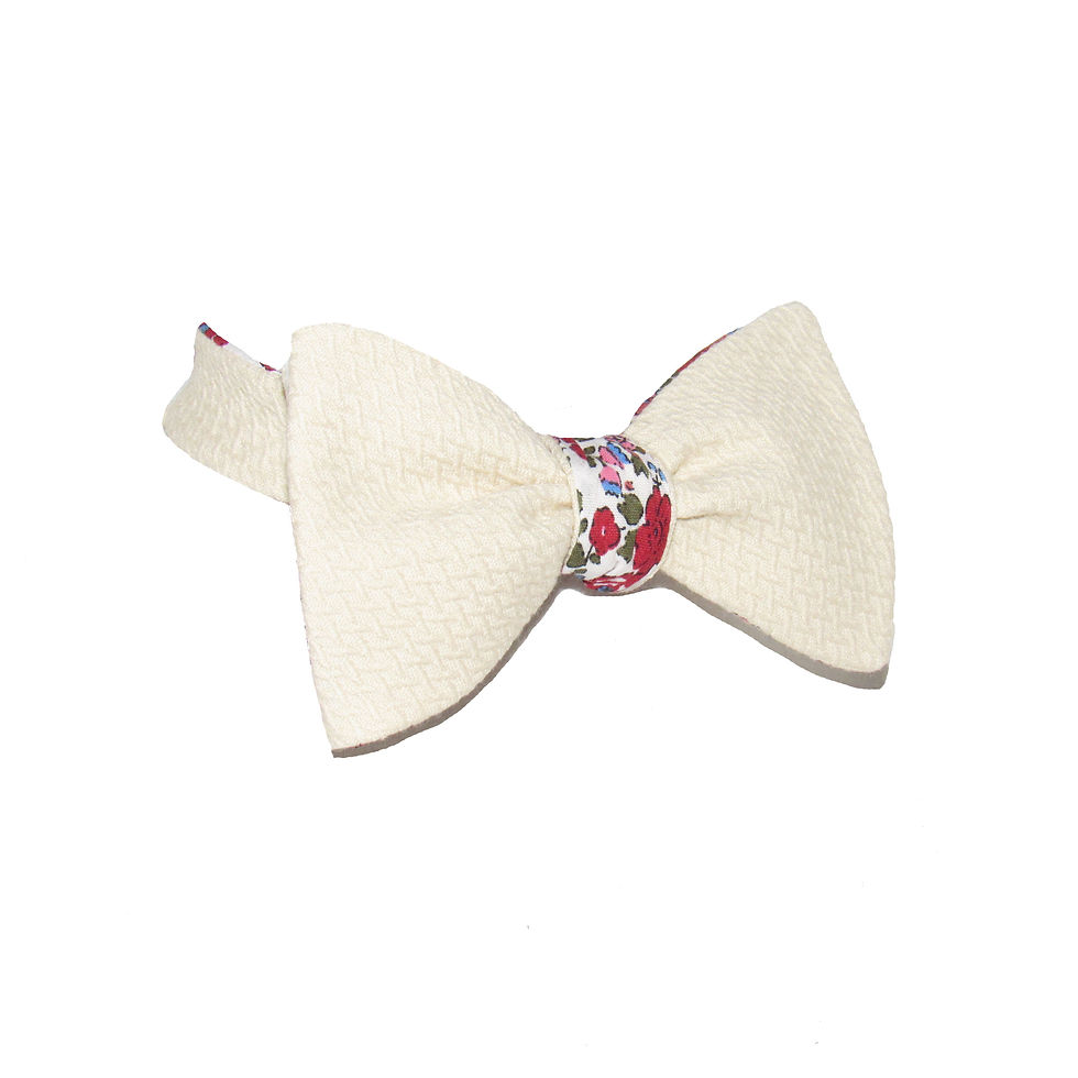 Миниатюра: Floral & Ivory Pearled Bowtie