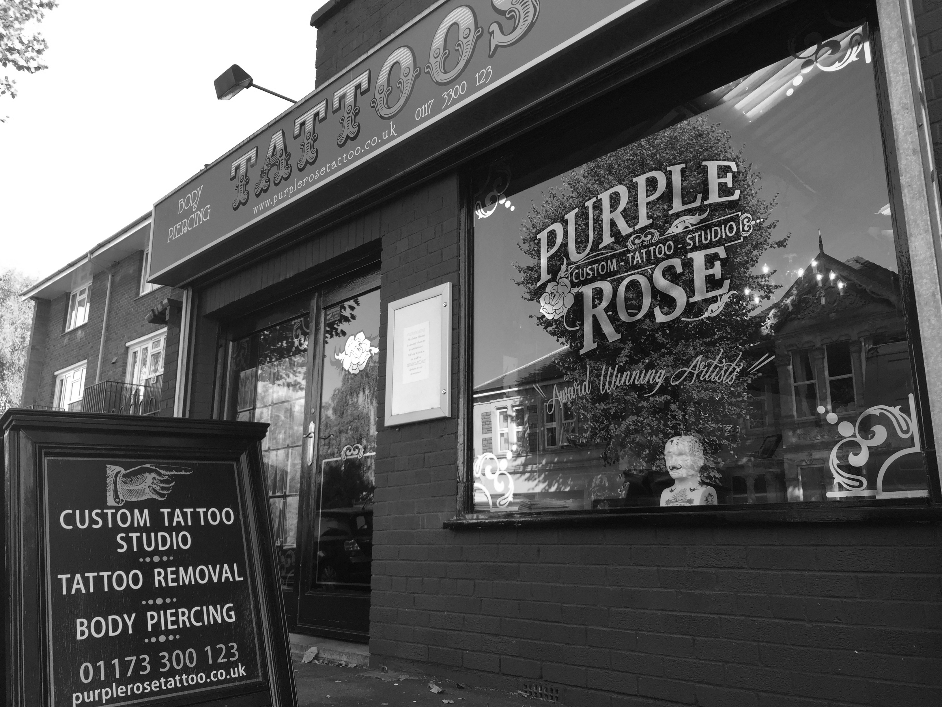 Tattoo City Of Bristol Purple Rose Tattoo