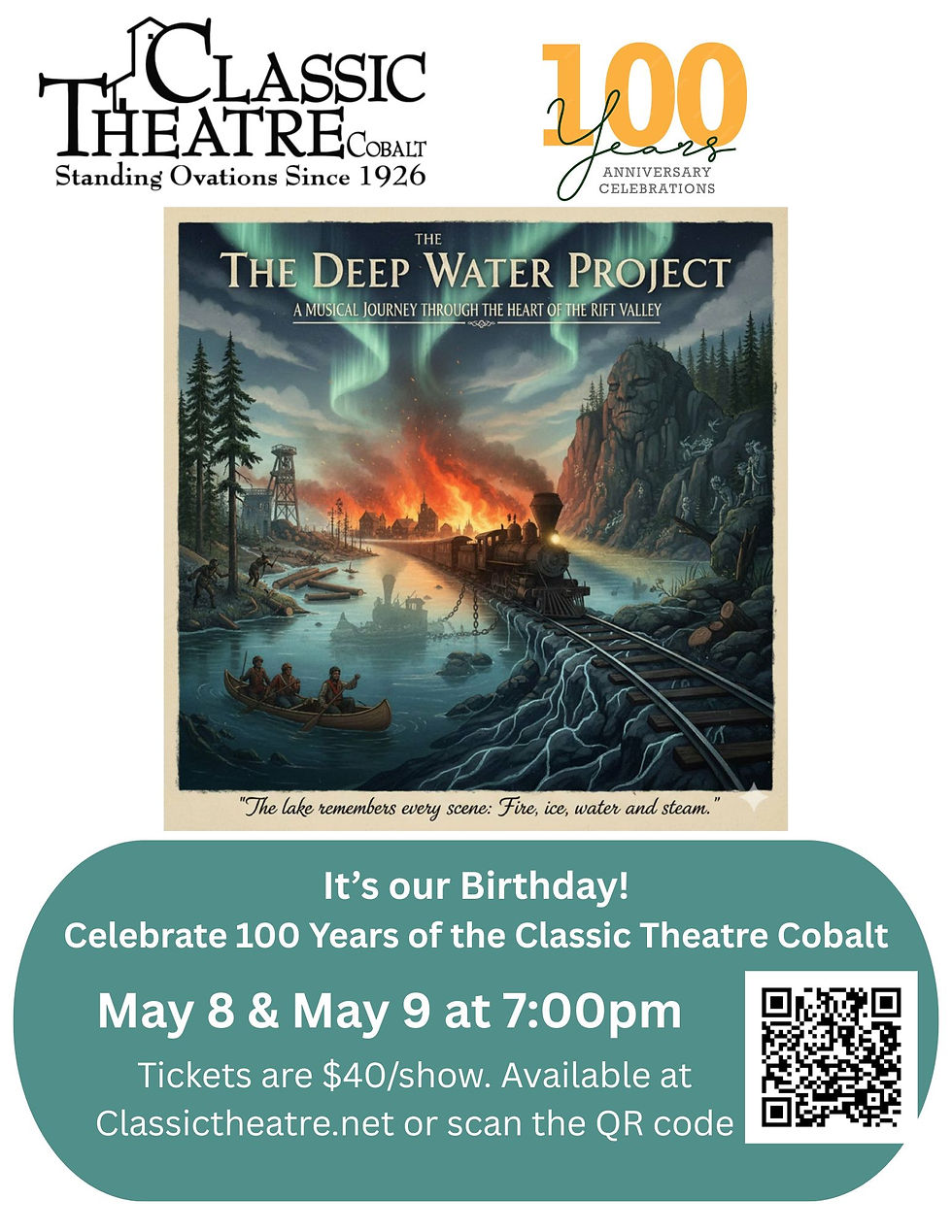 The Deep Water Project-Classic Theatre Cobalt: May 8-9