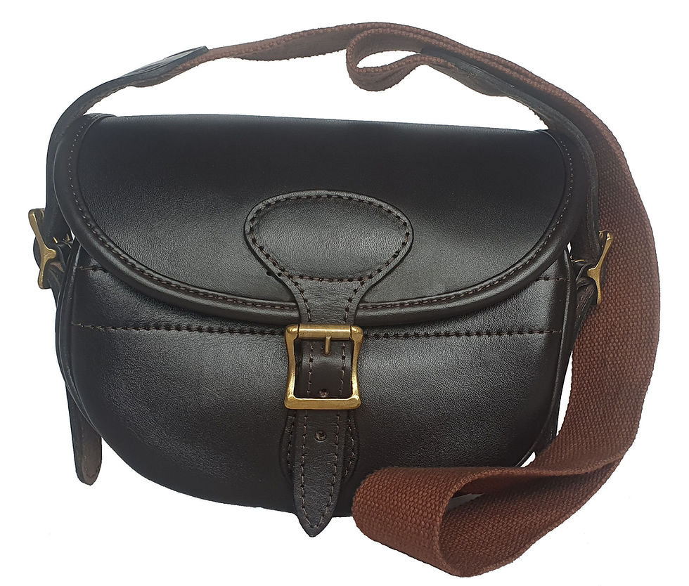 Thumbnail: Leather Cartridge Bag, 50 Cartridges