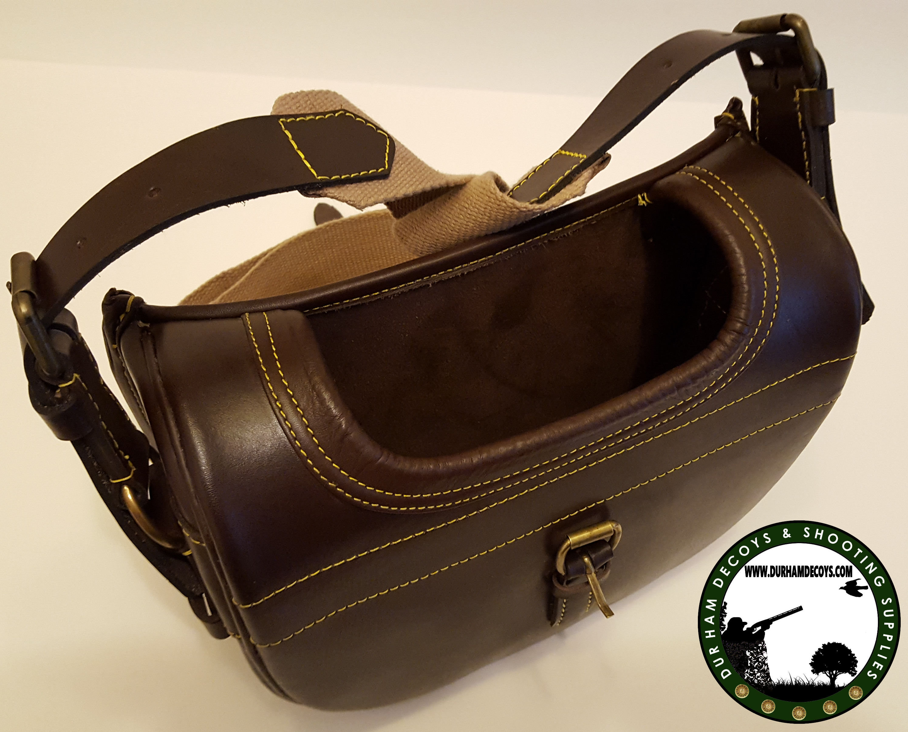 Leather Cartridge Bag 100/75 Cartridges durhamdecoys