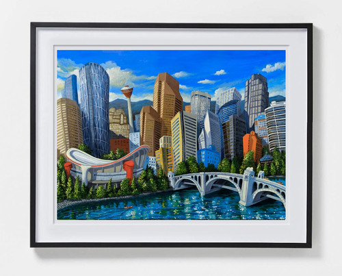 Calgary Skyline | miguel-freitas-art