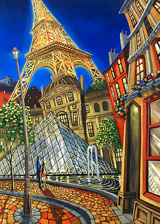 paris, louvre, painting, miguel freitas, romance, love, evening shopping