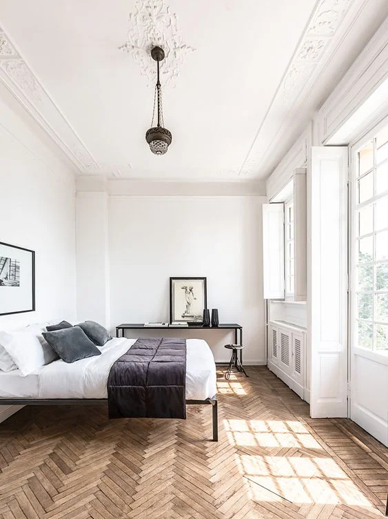 la posa ideale per un parquet vintage