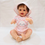 Thumbnail: Baby Girl Rabbit Striped 3 Pieces Set