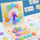 Thumbnail: Wooden Clock time and numbers learning board 
