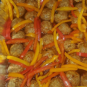 jerk chickpea no meatballs
