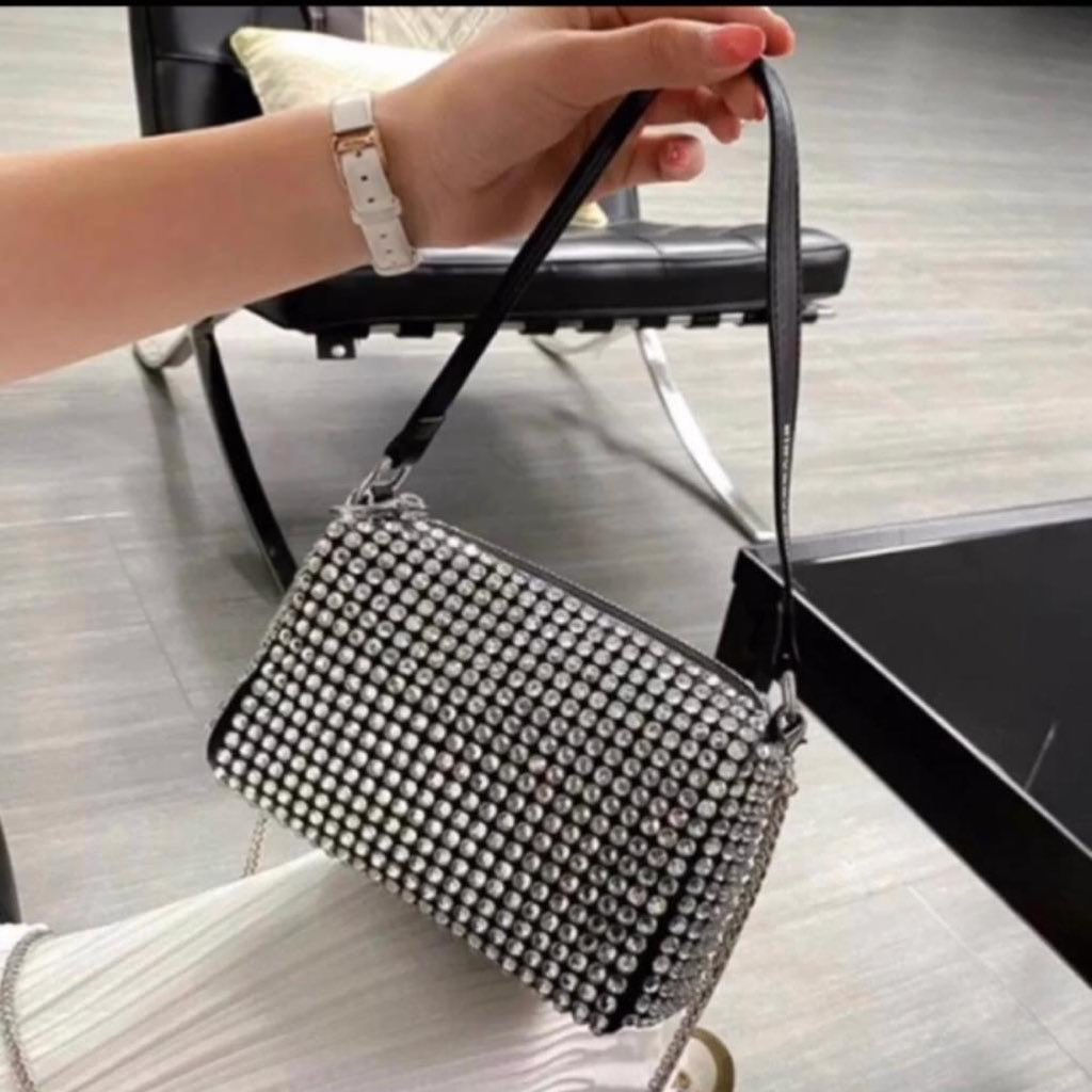 Bolsa strass brilho 