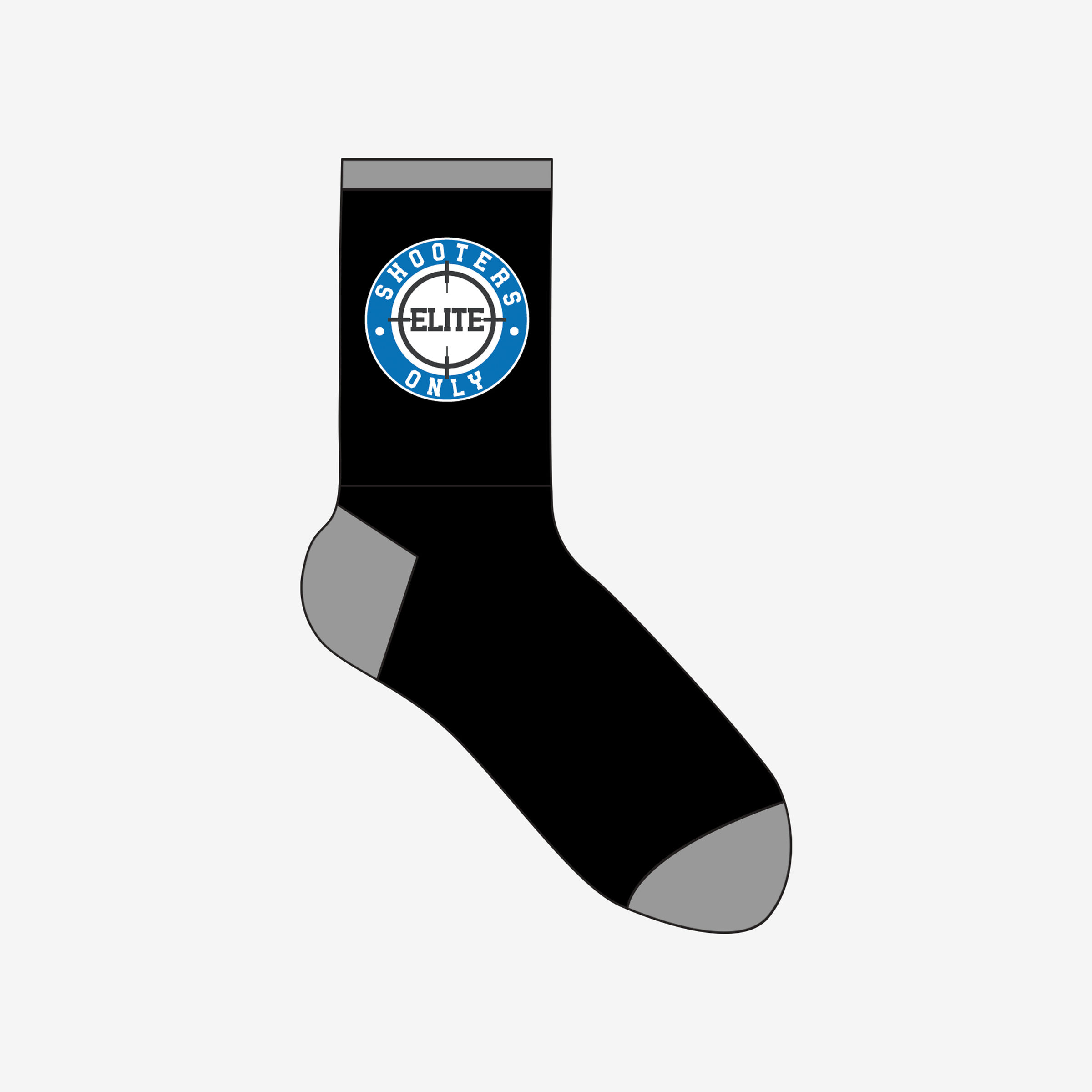 1 Pair Shooters Only Elite Game Socks