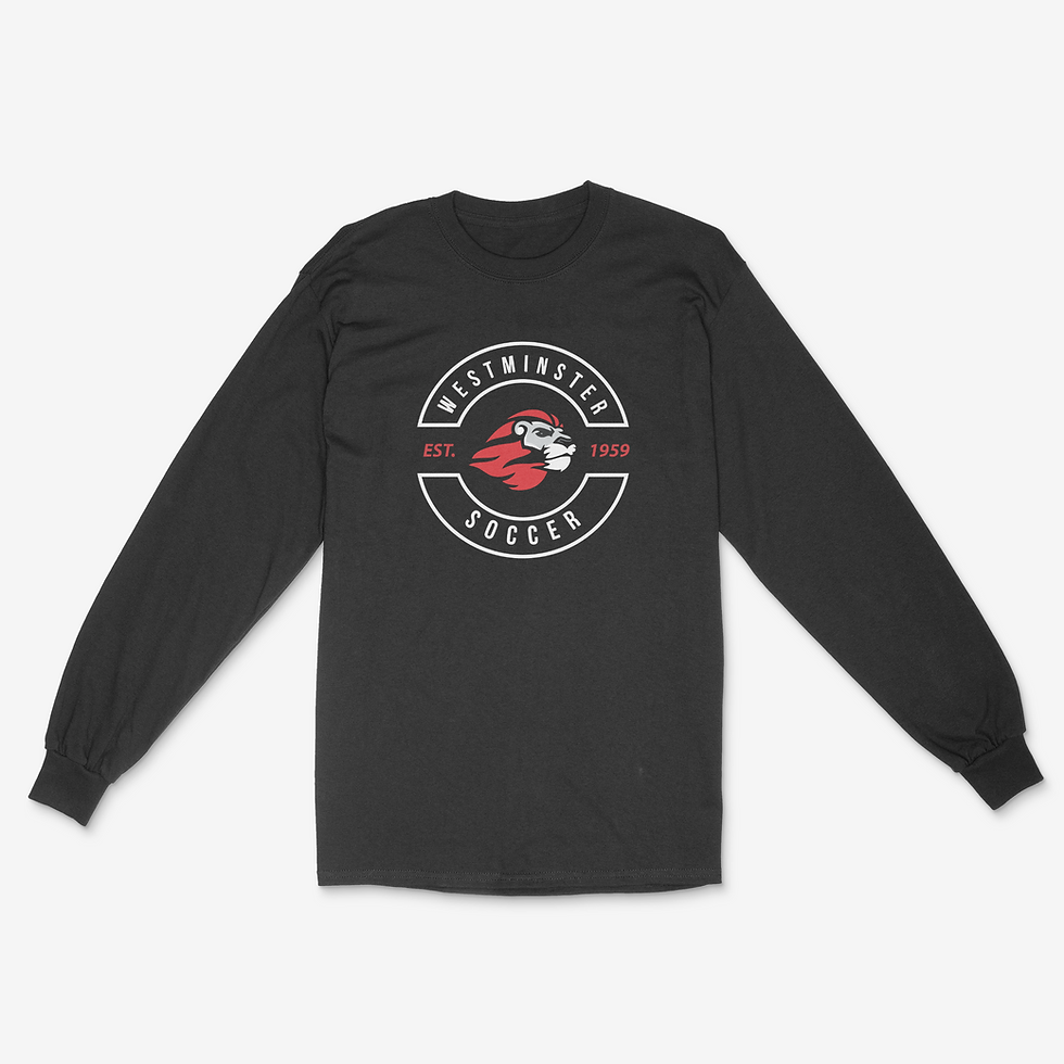 Westminster Soccer Long Sleeve (Black)