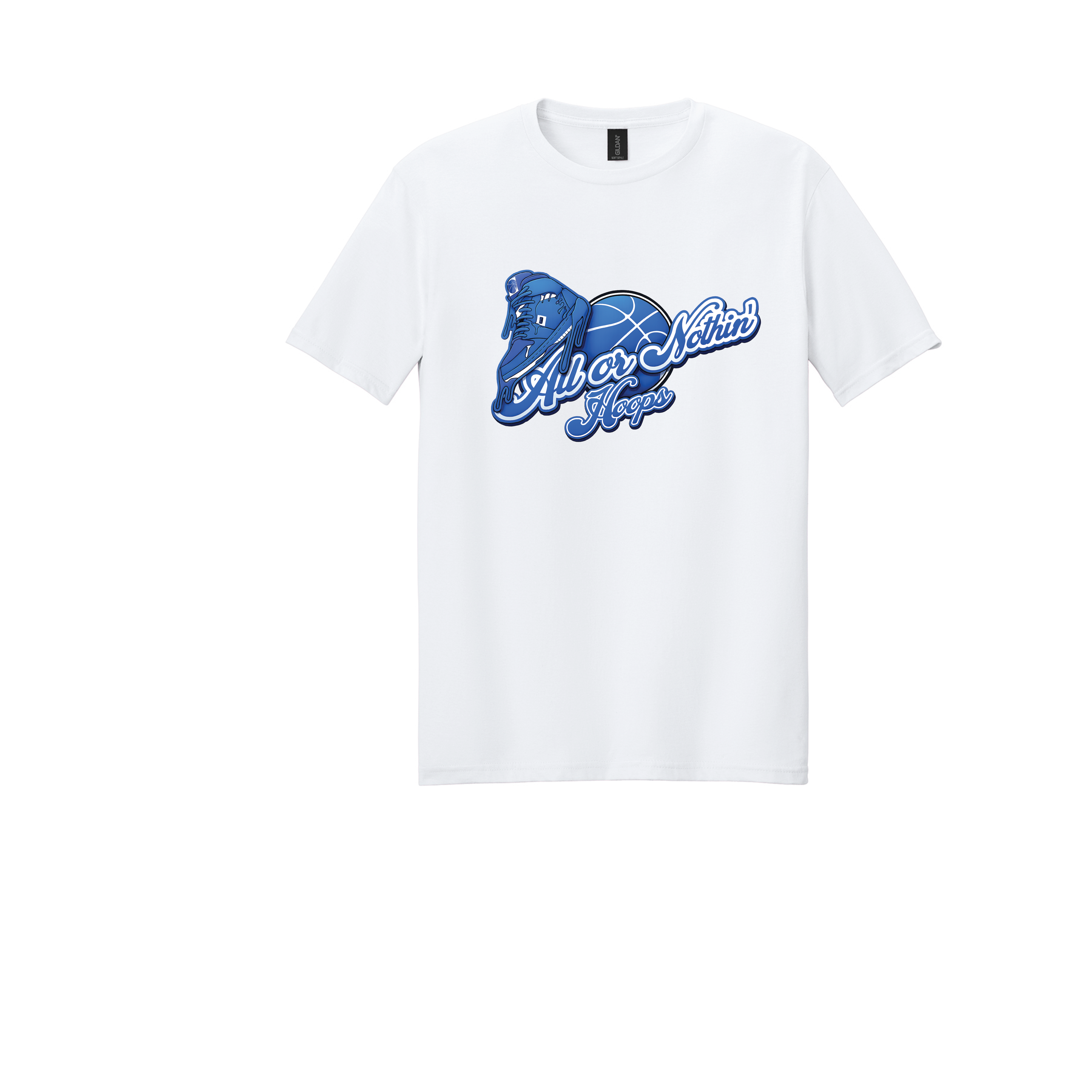 All Or Nothin' Hoops Team Tee  (White)