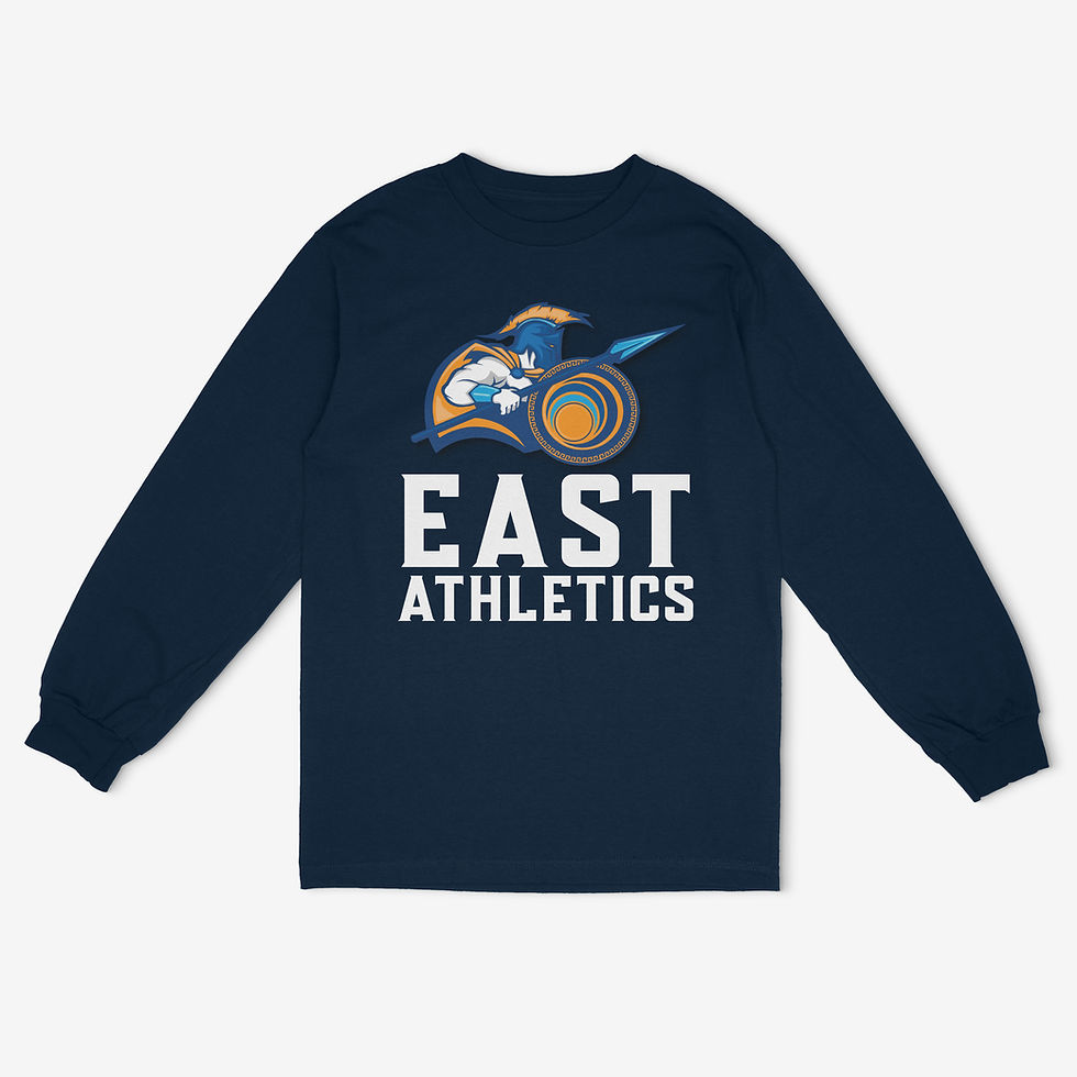 East College Prep Long Sleeve Tee (Navy) (L1)