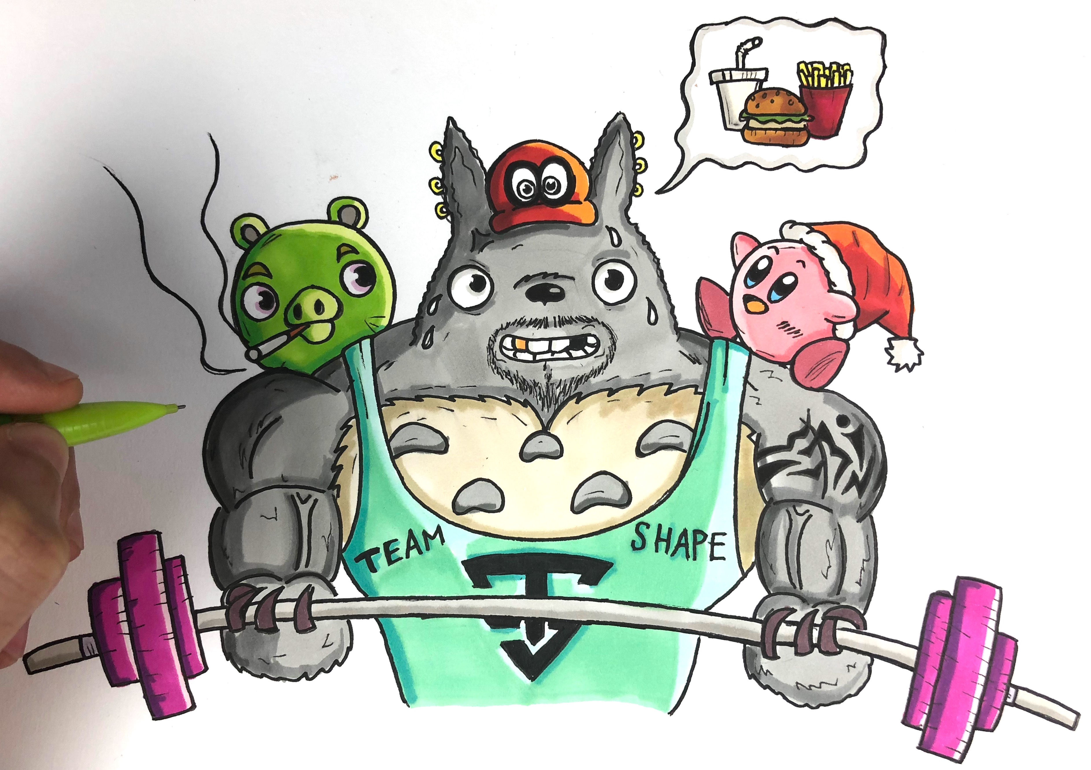 TOTORO TEAM SHAPE