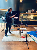 Recording a sample session at Remote Control Productions.