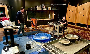 Recoring sand textures for the original score for Hans Zimmer's Dune.