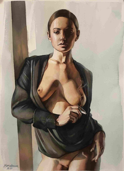 Realistic representation of the human form in an artistic nude painting
Realistisk fremstilling av menneskekroppen i et kunstnerisk nakenmaleri
Realistisk fremstilling af menneskekroppen i et kunstnerisk nøgenmaleri
Realistisk återgivning av mänsklig form i konstnärligt nakenmåleri
Realistinen esitys ihmiskehosta taiteellisessa alastonmaalauksessa figurative art human form natural beauty body love sensuality vulnerability censorship aesthetics creativity emotion expression. artistic nudity classical nude erotic art human sexuality female form male form body positivity gender representation artistic expression beauty standards art history censorship in art cultural perceptions of nudity taboos and cultural norms nude photography nude sculptures nude portraits nude landscapes. figurativ kunst menneskelig form naturlig skjønnhet Kropp kjærlighet sensualitet sårbarhet sensur estetikk kreativitet følelser uttrykk. kunstnerisk nakenhet klassisk naken erotisk kunst menneskelig seksualitet kvinnelig form mannlig form kroppspositivitet kjønnsrepresentasjon kunstnerisk uttrykk skjønnhetsstandarder kunst historie sensur i kunst kulturelle oppfatninger av nakenhet tabuer og kulturelle normer nakenfotografering nakenskulpturer nakenportretter nakenlandskap figurativ kunst menneskelig for	naturlige skønhed kro	elsker sensualitet sårbarhed censur æstetik kreativitet følelser udtryk kunstnerisk nøgenhe  klassisk nøgen erotisk kunst menneskelig seksualitet kvindelig form mandlig form kropspositivitet kønsrepræsentation kunstnerisk udtryk skønhedsstandarder kunsthistorie censur i kunst kulturelle opfattelser af nøgenhed tabuer og kulturelle normer nøgenfotografering nøgenskulpturer nøgenportrætter nøgenlandskaber figurativ konst mänsklig form naturlig skönhet kropp kärlek sensualitet sårbarhet censur estetik kreativitet känsla uttryck konstnärlig nakenhet klassisk naken erotisk konst mänsklig sexualitet kvinnlig form manlig form kroppspositivitet könsrepresentation konstnärligt uttryck skönhetsstandarder konsthistoria censur inom konst kulturella uppfattningar om nakenhet tabun och kulturella normer nakenfotografering nakenskulpturer nakenporträtt nakenlandskap figuratiivista taidetta ihmisen muoto luonnollinen kauneus runko rakkaus aistillisuus haavoittuvuus sensuuri estetiikka luovuus tunne ilmaisu taiteellista alastomuutta klassinen alastonkuva eroottinen taide ihmisen seksuaalisuus naisellinen muoto miesmuoto kehon positiivisuus sukupuolen edustus taiteellinen ilmaisu kauneusstandardit taidehistoria taiteen sensuuri kulttuuriset käsitykset alastomuudesta tabut ja kulttuuriset normit alastonkuvaus alastonveistokset alastonmuotokuvia alastomia maisemia