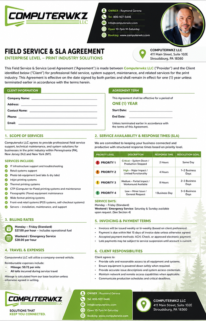 Field Service and SLA agreement.png