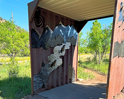 Pedestrian public art tunnel